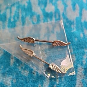 Silver Wing Earrings